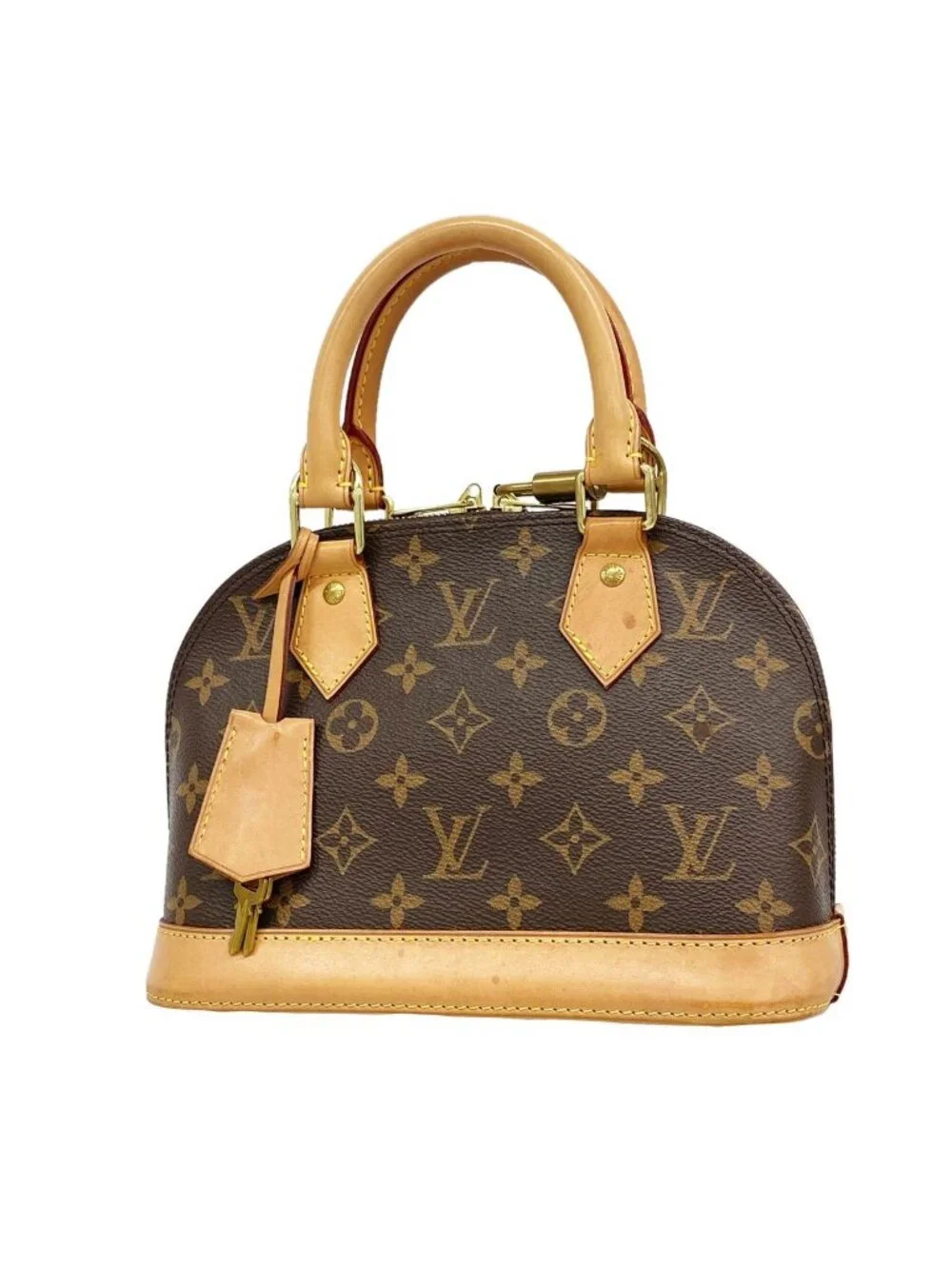 Louis Vuitton Monogram Alma BB Brown Handbag
